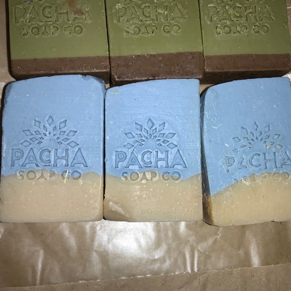 9 bars soap Pacha Soap Co. hand crafted scented assorted made in US New - Picture 3 of 3